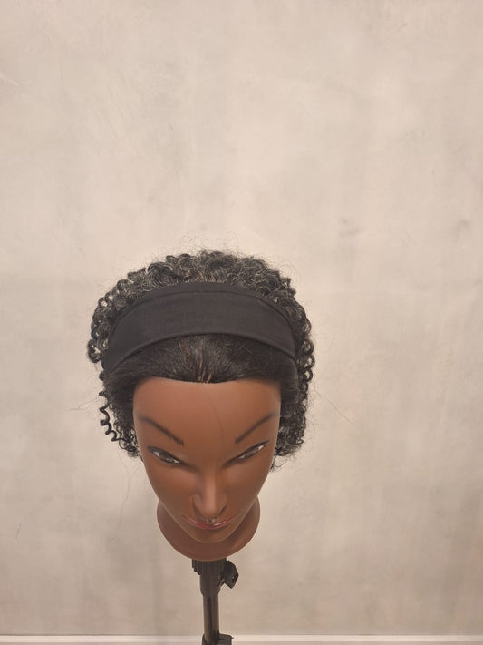 Headband Wig Curly 12 inch