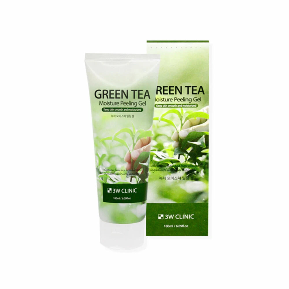 [3W Clinic] Green Tea Moisture Peeling Gel — 180ml